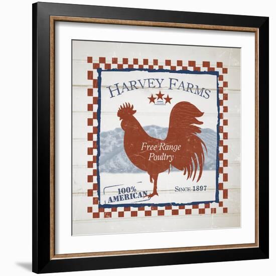 Harvey Farms Poultry-Diane Stimson-Framed Art Print