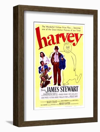 Harvey - Movie Poster Reproduction-null-Framed Photo