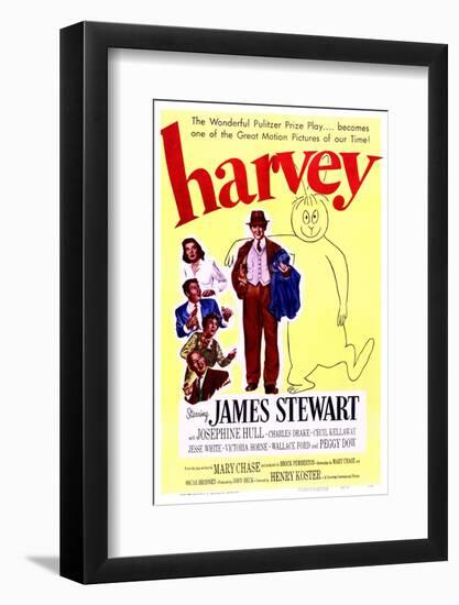 Harvey - Movie Poster Reproduction-null-Framed Photo