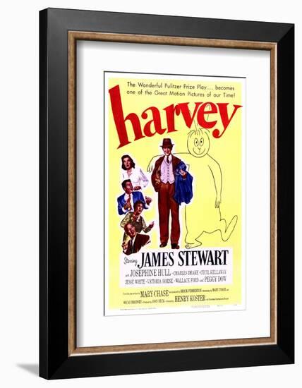 Harvey - Movie Poster Reproduction-null-Framed Photo