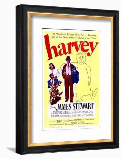 Harvey - Movie Poster Reproduction-null-Framed Photo