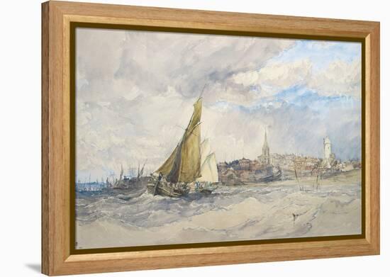 Harwich, from the Sea-Charles Bentley-Framed Premier Image Canvas