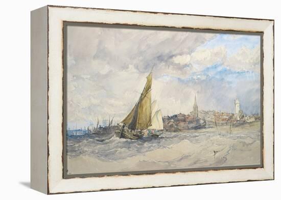 Harwich, from the Sea-Charles Bentley-Framed Premier Image Canvas