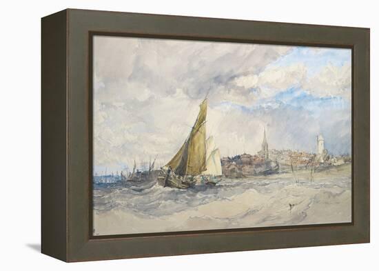 Harwich, from the Sea-Charles Bentley-Framed Premier Image Canvas