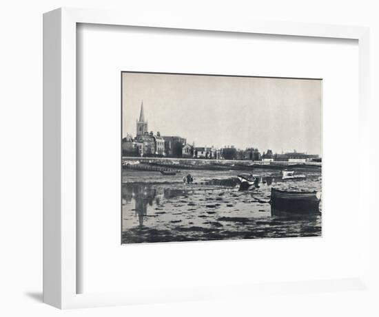 'Harwich - The Beach at Low Tide', 1895-Unknown-Framed Photographic Print