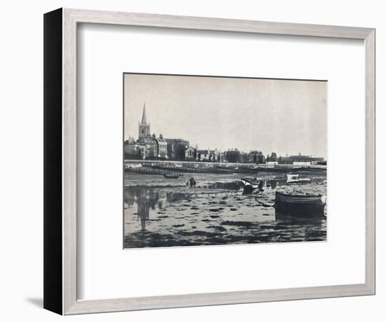 'Harwich - The Beach at Low Tide', 1895-Unknown-Framed Photographic Print