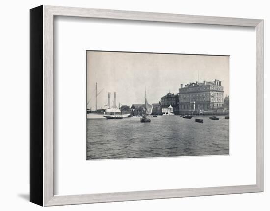 'Harwich - The Quay and Great Eastern Hotel', 1895-Unknown-Framed Photographic Print