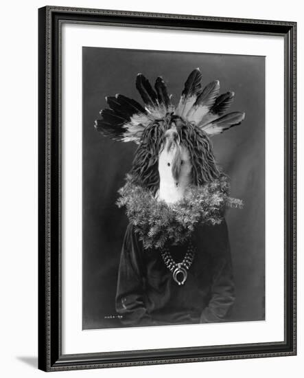 Haschogan - Navaho-Edward S^ Curtis-Framed Photographic Print