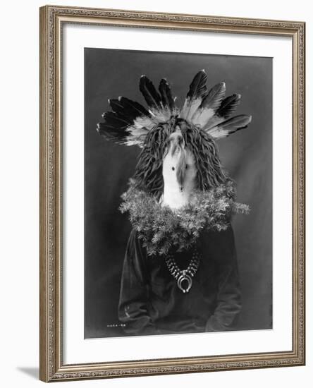 Haschogan - Navaho-Edward S^ Curtis-Framed Photographic Print