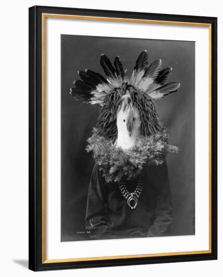 Haschogan - Navaho-Edward S^ Curtis-Framed Photographic Print