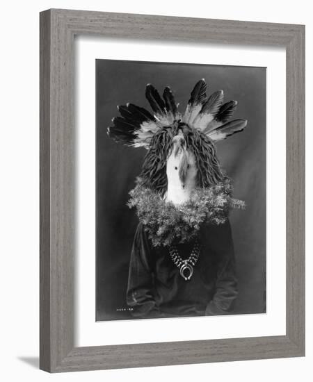 Haschogan - Navaho-Edward S^ Curtis-Framed Photographic Print