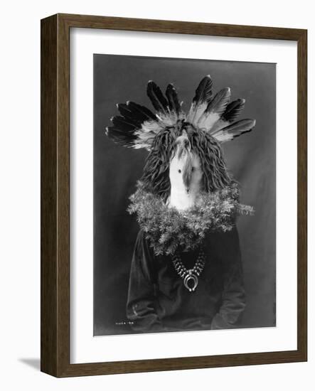 Haschogan - Navaho-Edward S^ Curtis-Framed Photographic Print