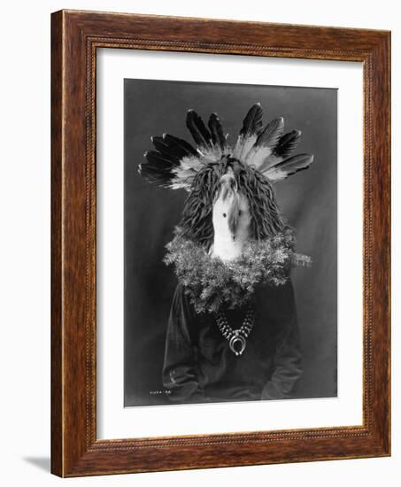 Haschogan - Navaho-Edward S^ Curtis-Framed Photographic Print