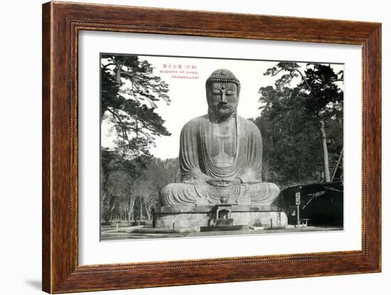 Hase Kamakura Buddhist Temple-null-Framed Art Print