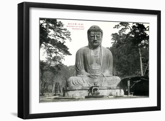 Hase Kamakura Buddhist Temple-null-Framed Art Print