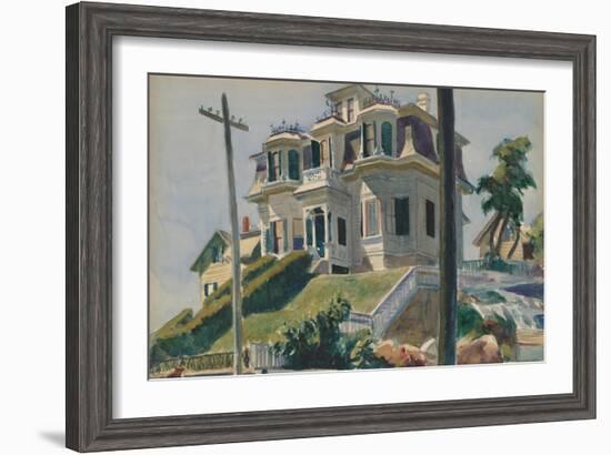 Haskell's House, 1924-Edward Hopper-Framed Art Print