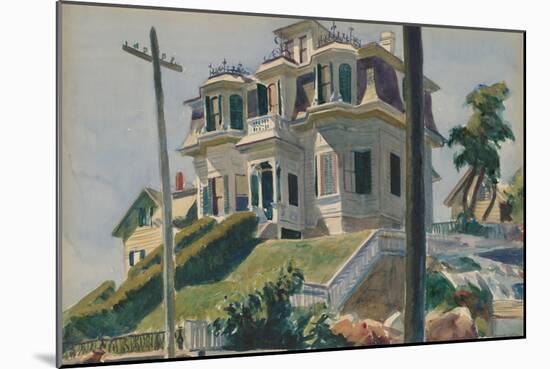 Haskell's House, 1924-Edward Hopper-Mounted Art Print
