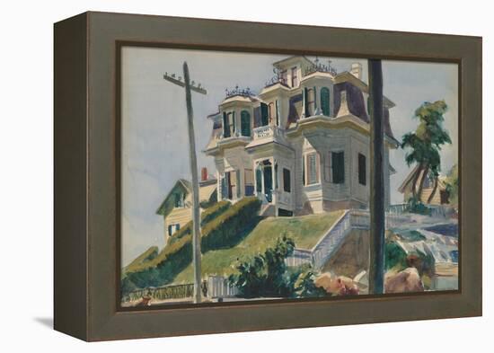 Haskell's House, 1924-Edward Hopper-Framed Stretched Canvas
