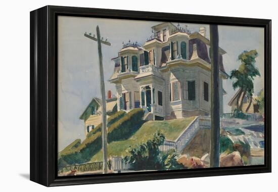 Haskell's House, 1924-Edward Hopper-Framed Stretched Canvas