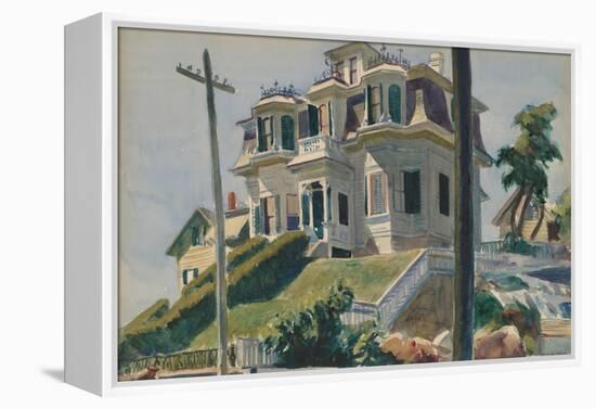 Haskell's House, 1924-Edward Hopper-Framed Stretched Canvas