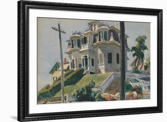 Haskell's House, 1924-Edward Hopper-Framed Art Print