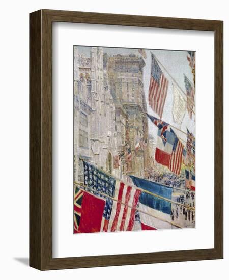 Hassam: Allies Day, May 1917-Childe Hassam-Framed Giclee Print