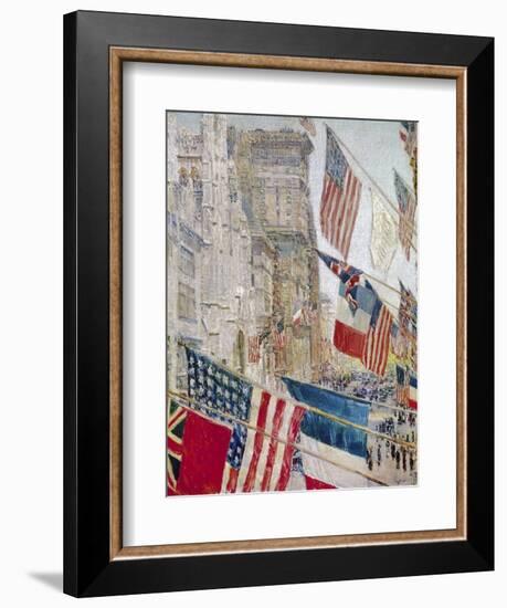 Hassam: Allies Day, May 1917-Childe Hassam-Framed Giclee Print