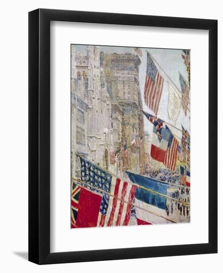 Hassam: Allies Day, May 1917-Childe Hassam-Framed Giclee Print