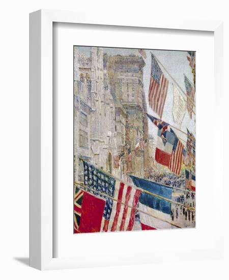 Hassam: Allies Day, May 1917-Childe Hassam-Framed Giclee Print