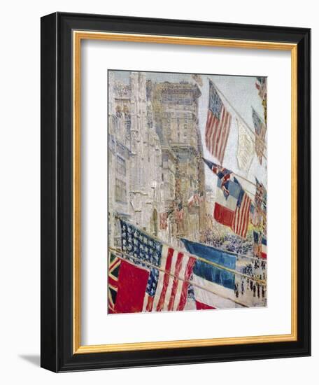 Hassam: Allies Day, May 1917-Childe Hassam-Framed Giclee Print