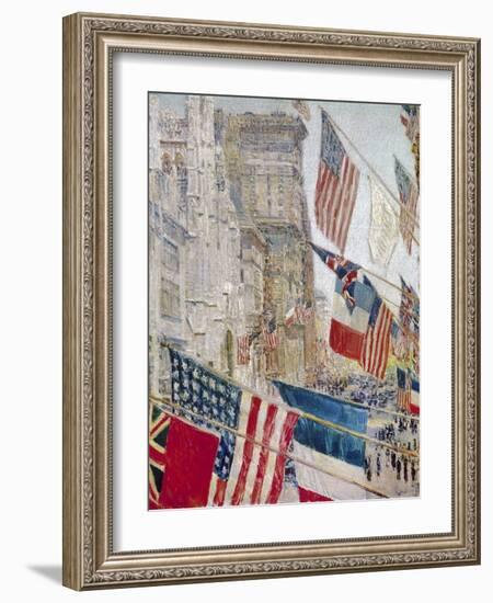 Hassam: Allies Day, May 1917-Childe Hassam-Framed Giclee Print