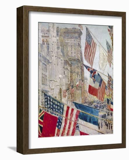 Hassam: Allies Day, May 1917-Childe Hassam-Framed Giclee Print