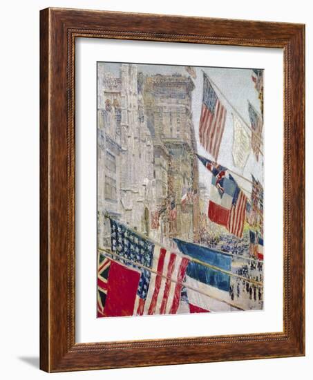 Hassam: Allies Day, May 1917-Childe Hassam-Framed Giclee Print