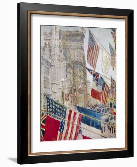 Hassam: Allies Day, May 1917-Childe Hassam-Framed Giclee Print