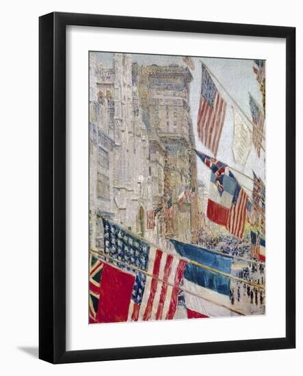 Hassam: Allies Day, May 1917-Childe Hassam-Framed Giclee Print