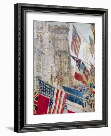 Hassam: Allies Day, May 1917-Childe Hassam-Framed Giclee Print