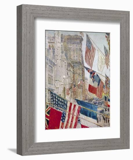 Hassam: Allies Day, May 1917-Childe Hassam-Framed Premium Giclee Print