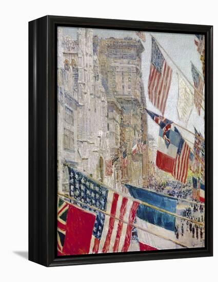Hassam: Allies Day, May 1917-Childe Hassam-Framed Premier Image Canvas