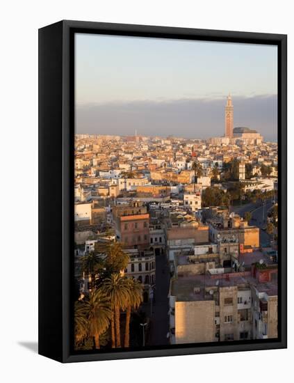 Hassan II Mosque, the Third Largest Mosque in the World, Casablanca, Morocco, North Africa, Africa-Gavin Hellier-Framed Premier Image Canvas