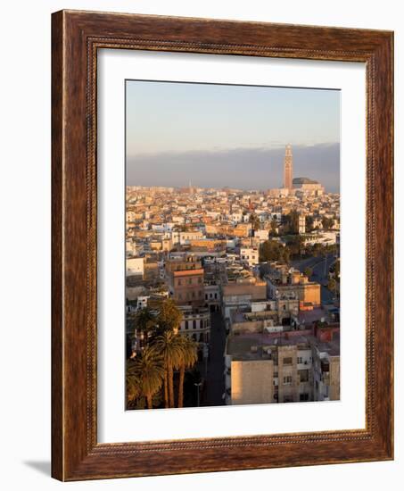 Hassan II Mosque, the Third Largest Mosque in the World, Casablanca, Morocco, North Africa, Africa-Gavin Hellier-Framed Photographic Print