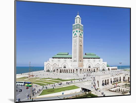 Hassan II Mosque, the Third Largest Mosque in the World, Casablanca, Morocco, North Africa, Africa-Gavin Hellier-Mounted Photographic Print