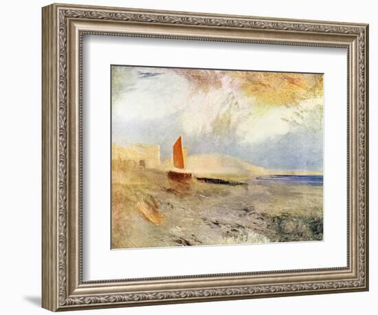 Hastings, 19th Century-J. M. W. Turner-Framed Giclee Print