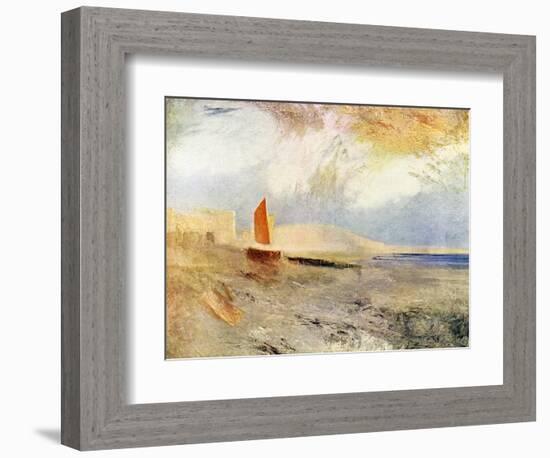 Hastings, 19th Century-J. M. W. Turner-Framed Giclee Print