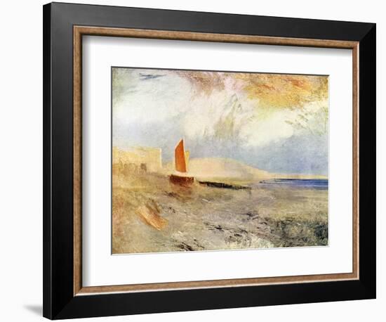 Hastings, 19th Century-J. M. W. Turner-Framed Giclee Print