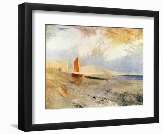 Hastings, 19th Century-J. M. W. Turner-Framed Giclee Print