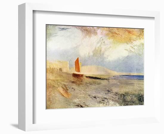Hastings, 19th Century-J. M. W. Turner-Framed Giclee Print