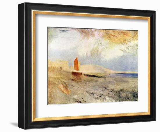 Hastings, 19th Century-J. M. W. Turner-Framed Giclee Print