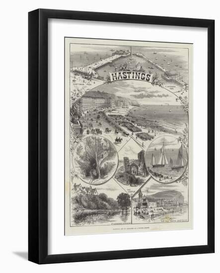 Hastings and St Leonards as a Winter Resort-Thomas Sulman-Framed Giclee Print