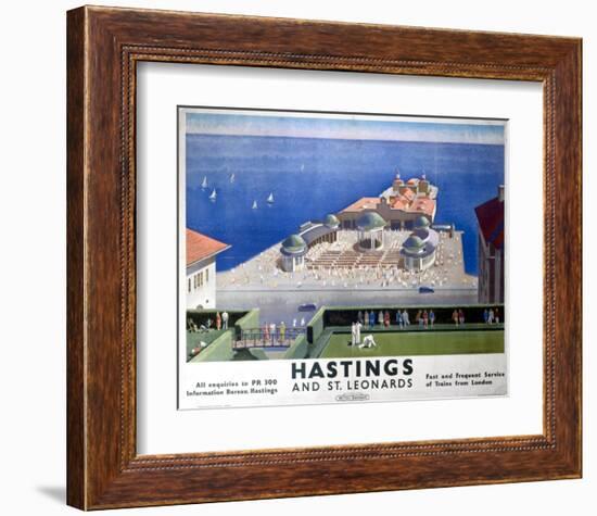 Hastings and St. Leonards, BR (SR), c.1959-null-Framed Art Print