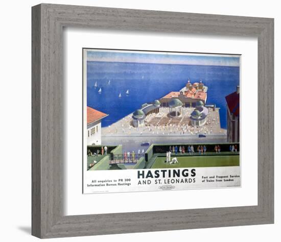 Hastings and St. Leonards, BR (SR), c.1959-null-Framed Art Print